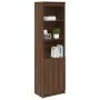 Aparador alto roble marrón 50x35x180 cm madera de ingeniería von , Sideboards - Ref: Foro24-3328468, Preis: 109,13 €, Rabatt: %