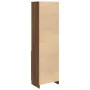 Aparador alto roble marrón 50x35x180 cm madera de ingeniería von , Sideboards - Ref: Foro24-3328468, Preis: 109,13 €, Rabatt: %