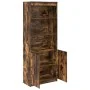 Aparador alto madera de ingeniería roble ahumado 70x35x180 cm von , Sideboards - Ref: Foro24-3328475, Preis: 108,61 €, Rabatt: %