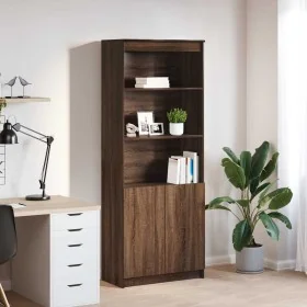 Aparador alto madera de ingeniería marrón roble 70x35x180 cm von , Sideboards - Ref: Foro24-3328477, Preis: 123,50 €, Rabatt: %