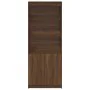 Aparador alto madera de ingeniería marrón roble 70x35x180 cm by , Sideboards - Ref: Foro24-3328477, Price: 123,50 €, Discount: %