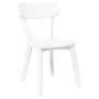 Dining chairs, 2 units, solid white rubberwood. by , dining chairs - Ref: Foro24-4102433, Price: 120,13 €, Discount: %