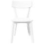 Dining chairs, 2 units, solid white rubberwood. by , dining chairs - Ref: Foro24-4102433, Price: 120,13 €, Discount: %