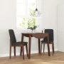 Dining chairs with cushions 2 pcs solid wood brown rubber by , dining chairs - Ref: Foro24-4102444, Price: 129,57 €, Discount: %