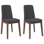 Esszimmerstühle mit Kissen, 2 Stück Massivholz Braun Kautschuk von , Essstühle - Ref: Foro24-4102444, Preis: 129,57 €, Rabatt: %
