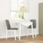 Esszimmerstühle mit Kissen, 2 Stück Massivholz, weißer Kautschuk von , Essstühle - Ref: Foro24-4102446, Preis: 121,99 €, Raba...
