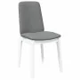 Esszimmerstühle mit Kissen, 2 Stück Massivholz, weißer Kautschuk von , Essstühle - Ref: Foro24-4102446, Preis: 121,99 €, Raba...