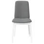 Sillas de comedor con cojines 2uds madera maciza blanco caucho de , Sillas de comedor - Ref: Foro24-4102446, Precio: 121,99 €...