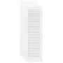 Closet door with 4 white slats, 99x29.5 cm by , cabinet doors - Ref: Foro24-4015908, Price: 103,49 €, Discount: %