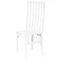 Sillas de comedor 2 unidades madera maciza de caucho blanco de , Sillas de comedor - Ref: Foro24-4102459, Precio: 148,12 €, D...