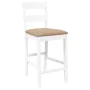 Barhocker mit 2 Stück massiven weißen Gummiholz-Sitzkissen. von , Küchenhocker - Ref: Foro24-4102562, Preis: 135,16 €, Rabatt: %