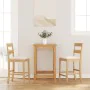 Bar stools with 2 solid natural rubber wood cushions by , Kitchen stools - Ref: Foro24-4102557, Price: 135,16 €, Discount: %