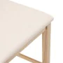 Bar stools with 2 solid natural rubber wood cushions by , Kitchen stools - Ref: Foro24-4102557, Price: 135,16 €, Discount: %