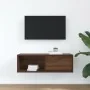 TV-Möbel aus braunem Eichenfurnierholz, 80x31x25,5 cm. von , TV-Möbel - Ref: Foro24-861466, Preis: 44,36 €, Rabatt: %