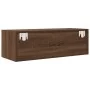 TV-Möbel aus braunem Eichenfurnierholz, 80x31x25,5 cm. von , TV-Möbel - Ref: Foro24-861466, Preis: 44,36 €, Rabatt: %