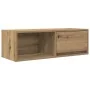 TV-Möbel aus Eichen-Ingenieurholz, handgefertigt, 80x31x25,5 cm. von , TV-Möbel - Ref: Foro24-861470, Preis: 48,25 €, Rabatt: %