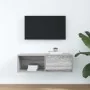 TV stand made of gray Sonoma engineered wood, 80x31x25.5 cm by , TV Furniture - Ref: Foro24-861464, Price: 44,36 €, Discount: %