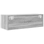 TV stand made of gray Sonoma engineered wood, 80x31x25.5 cm by , TV Furniture - Ref: Foro24-861464, Price: 44,36 €, Discount: %
