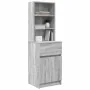 Nachttisch in Sonoma-Grau 39x35x125 cm aus Ingenieurholz von , Nachttische - Ref: Foro24-861315, Preis: 77,65 €, Rabatt: %