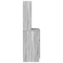 Gray Sonoma bedside table 39x35x125 cm engineered wood by , Nightstands - Ref: Foro24-861315, Price: 77,65 €, Discount: %