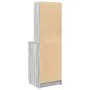 Gray Sonoma bedside table 39x35x125 cm engineered wood by , Nightstands - Ref: Foro24-861315, Price: 77,65 €, Discount: %