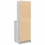 Nachttisch in Sonoma-Grau 39x35x125 cm aus Ingenieurholz von , Nachttische - Ref: Foro24-861315, Preis: 77,65 €, Rabatt: %