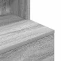 Nachttisch in Sonoma-Grau 39x35x125 cm aus Ingenieurholz von , Nachttische - Ref: Foro24-861315, Preis: 77,65 €, Rabatt: %