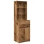Mesilla de noche madera antigua 39x35x125cm Madera ingeniería de , Mesitas de noche - Ref: Foro24-861317, Precio: 69,82 €, De...