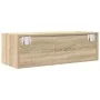Mueble de TV de roble Sonoma 80x31x25,5 cm Madera de ingeniería de , Muebles TV - Ref: Foro24-861458, Precio: 43,21 €, Descue...