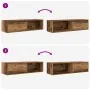 TV-Möbel 2 Stück 100x31x25,5 cm, gealtertes Ingenieurholz von , TV-Möbel - Ref: Foro24-861487, Preis: 89,69 €, Rabatt: %