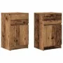 Mesitas noche 2uds madera contrachapada madera vieja 39x35x65cm de , Mesitas de noche - Ref: Foro24-861334, Precio: 97,51 €, ...