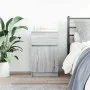 Mesilla de noche gris Sonoma 39x35x65 cm madera de ingeniería de , Mesitas de noche - Ref: Foro24-861329, Precio: 51,93 €, De...
