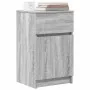 Mesilla de noche gris Sonoma 39x35x65 cm madera de ingeniería de , Mesitas de noche - Ref: Foro24-861329, Precio: 51,93 €, De...