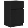 Mesillas de noche 2 uds. Madera de ingeniería negra 39x35x65 cm de , Mesitas de noche - Ref: Foro24-861322, Precio: 95,60 €, ...
