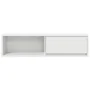White TV stand 100x31x25.5 cm made of engineered wood by , TV Furniture - Ref: Foro24-861472, Price: 55,33 €, Discount: %