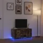 Mueble de TV con luces LED roble ahumado 100x41x50 cm de , Muebles TV - Ref: Foro24-861413, Precio: 103,35 €, Descuento: %
