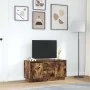 TV stand with smoked oak finish and LED lights 100x41x50 cm by , TV Furniture - Ref: Foro24-861413, Price: 103,35 €, Discount: %