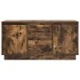 TV stand with smoked oak finish and LED lights 100x41x50 cm by , TV Furniture - Ref: Foro24-861413, Price: 103,35 €, Discount: %