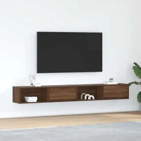 TV-Möbel 2 Stück Eiche braun 100x31x25,5cm Ingenieurholz von , TV-Möbel - Ref: Foro24-861485, Preis: 92,95 €, Rabatt: %