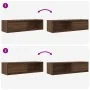 TV-Möbel 2 Stück Eiche braun 100x31x25,5cm Ingenieurholz von , TV-Möbel - Ref: Foro24-861485, Preis: 92,95 €, Rabatt: %