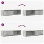 TV-Möbel 2 Stück in Betongrau 100x31x25,5 cm von , TV-Möbel - Ref: Foro24-861479, Preis: 89,69 €, Rabatt: %