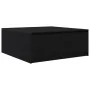 Black oak coffee table with drawers 100x100x40 cm by , Coffee table - Ref: Foro24-3328400, Price: 177,05 €, Discount: %