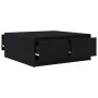 Mesa de centro con cajones roble negro 100x100x40 cm de , Mesas de centro - Ref: Foro24-3328400, Precio: 163,82 €, Descuento: %