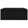 Black oak coffee table with drawers 100x100x40 cm by , Coffee table - Ref: Foro24-3328400, Price: 177,05 €, Discount: %