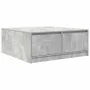 Mitteltisch mit Betonschubladen in Grau, 100x100x40 cm. von , Couchtisch - Ref: Foro24-3328402, Preis: 165,30 €, Rabatt: %