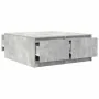 Mesa de centro con cajones gris hormigón 100x100x40 cm de , Mesas de centro - Ref: Foro24-3328402, Precio: 165,30 €, Descuent...