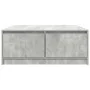 Center table with concrete gray drawers 100x100x40 cm by , Coffee table - Ref: Foro24-3328402, Price: 165,33 €, Discount: %