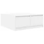 Mesa de centro con cajones blanca 100x100x40 cm de , Mesas de centro - Ref: Foro24-3328399, Precio: 150,83 €, Descuento: %
