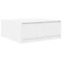 Mesa de centro con cajones blanca 100x100x40 cm de , Mesas de centro - Ref: Foro24-3328399, Precio: 150,83 €, Descuento: %