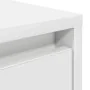 Mesa de centro con cajones blanca 100x100x40 cm de , Mesas de centro - Ref: Foro24-3328399, Precio: 150,83 €, Descuento: %